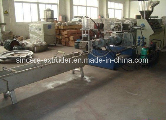 PP PE Pet Recycling Pelletizing Machine with Water-Ring Cutting System