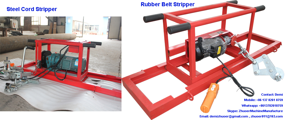 Splicing Steel Cord Belts-Cord Stripper System