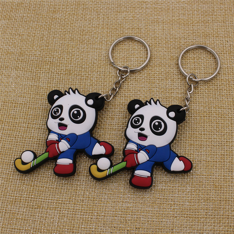 Promotion House Shaped 2D Soft PVC Rubber Keychain