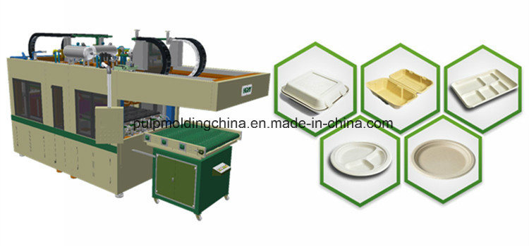 Hghy Biodegradable Bamboo Bagasse Pulp Paper Plate Machine