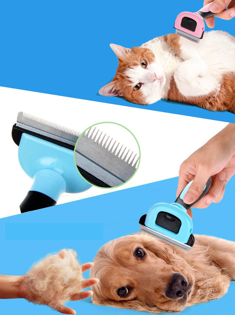 Combs Dog Hair Remover Cat Brush Grooming Tools Detachable Clipper Attachment Pet Trimmer Combs for Cat Pet Supply Furmins