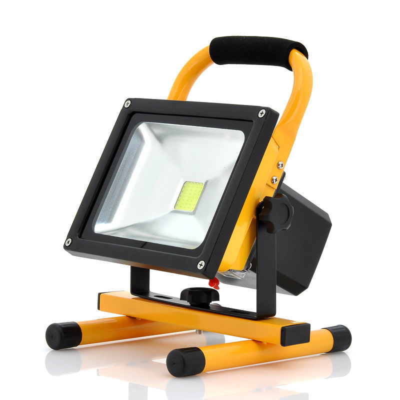 Emergency 10W/20W/30W LED Rechargeable Outdoor LED Floodlight