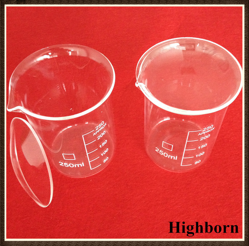 Tall Form Borosilicate Glass Measuring Beaker with Graduation