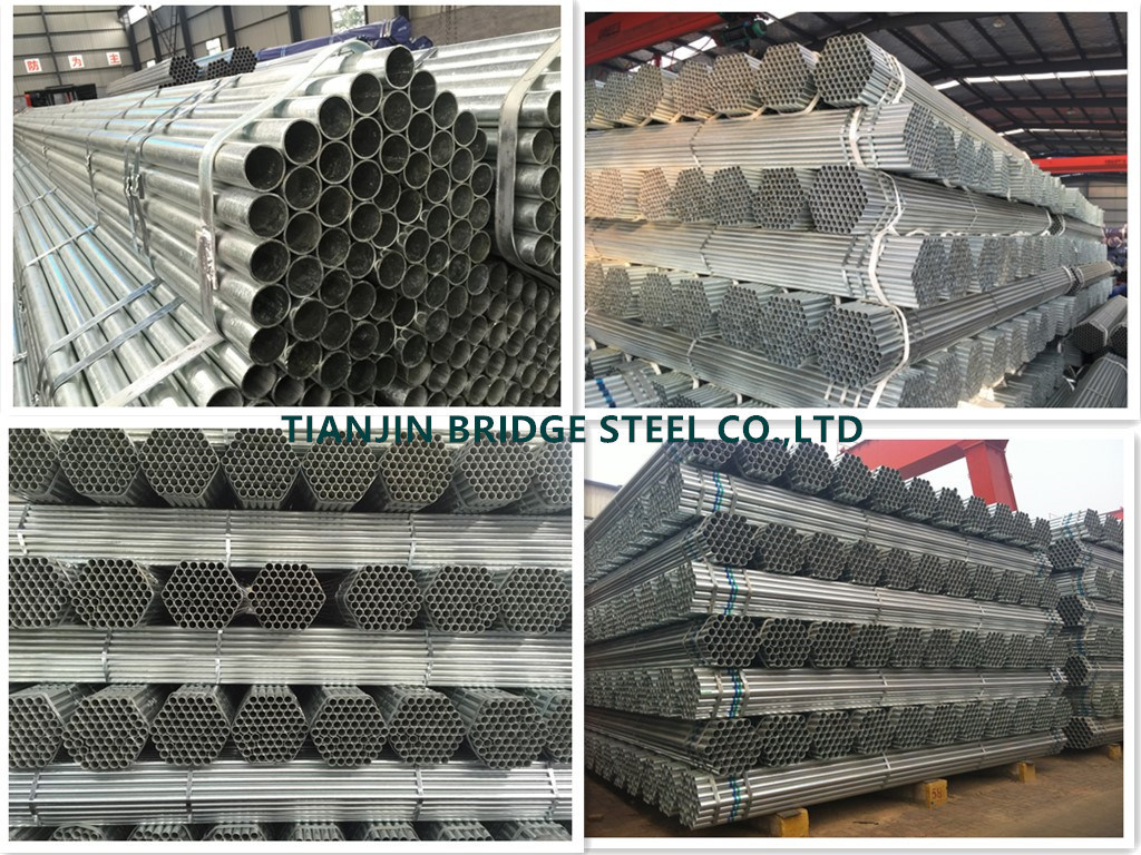 China Manufacturer Zinc Weight 40-150g Pre-Galvanized Steel Pipe/Tube