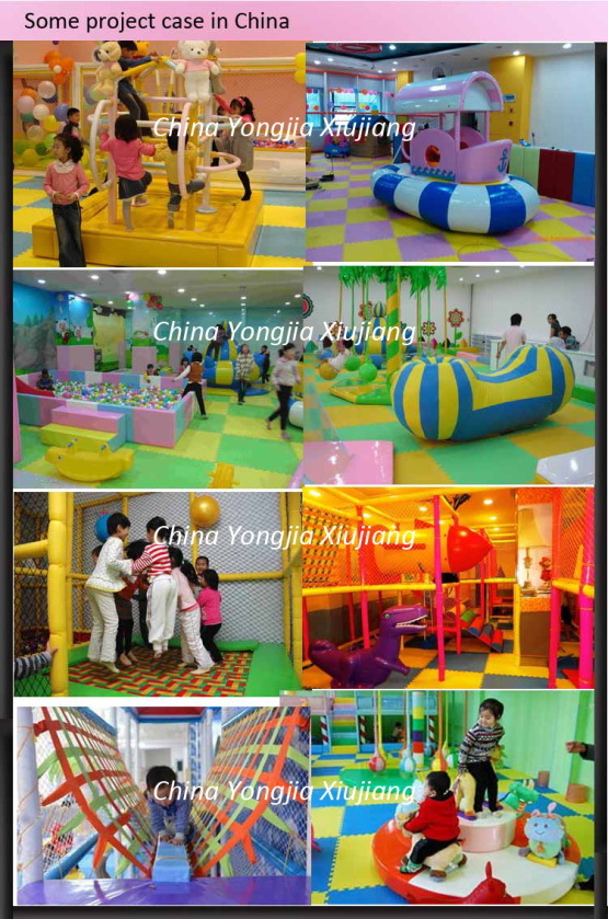 Toddlers and Kids Indoor Soft Playground Play Set for Supermarket