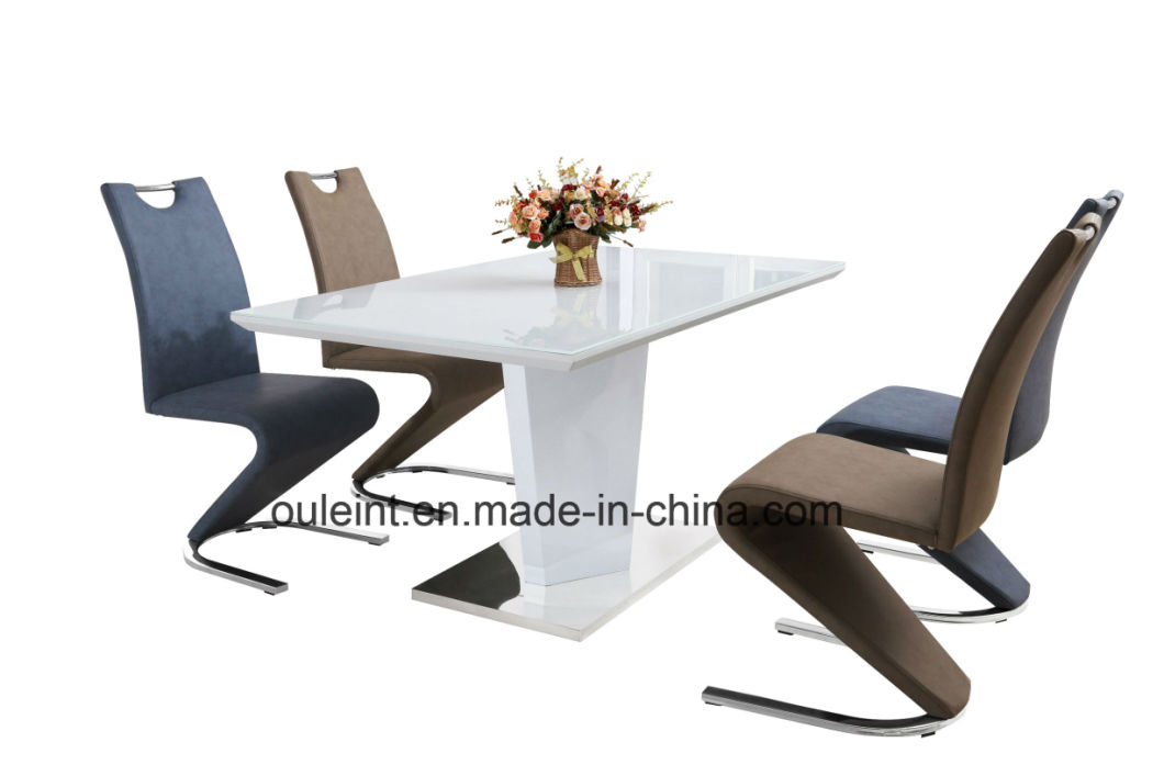 Z Style PU Leather Dining Chair with Chromed Base (OL1780)