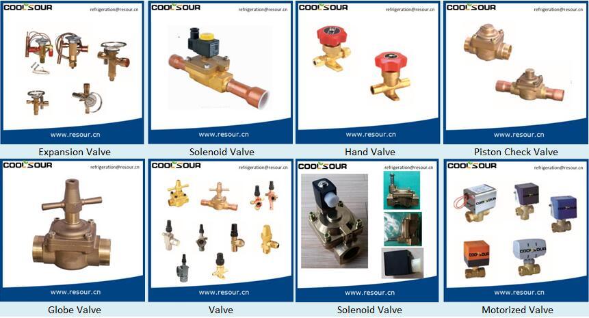 Coolsour Low Price 24V DC Water Solenoid Control Valve, Refrigeration Fittings