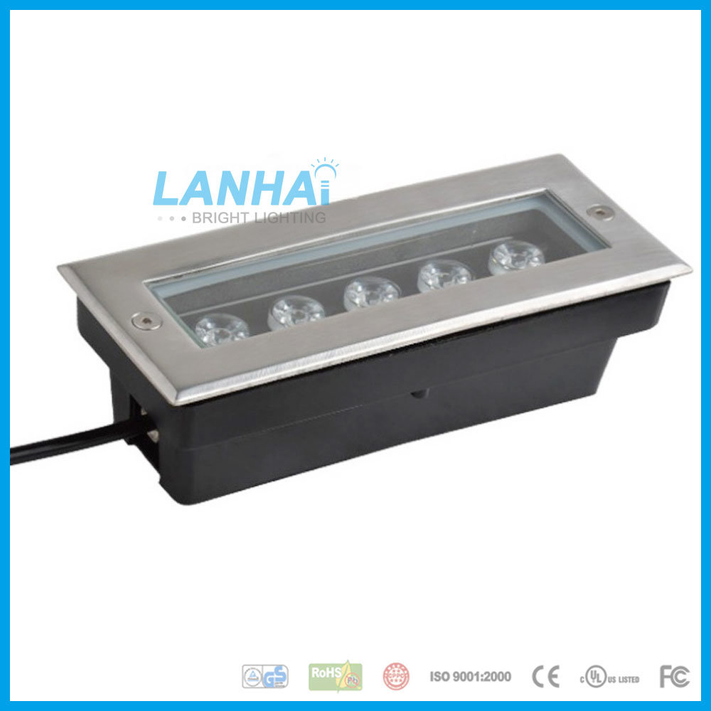 5W Straight Embedded Lamp Buried Spotlight LED Linear Underground Light