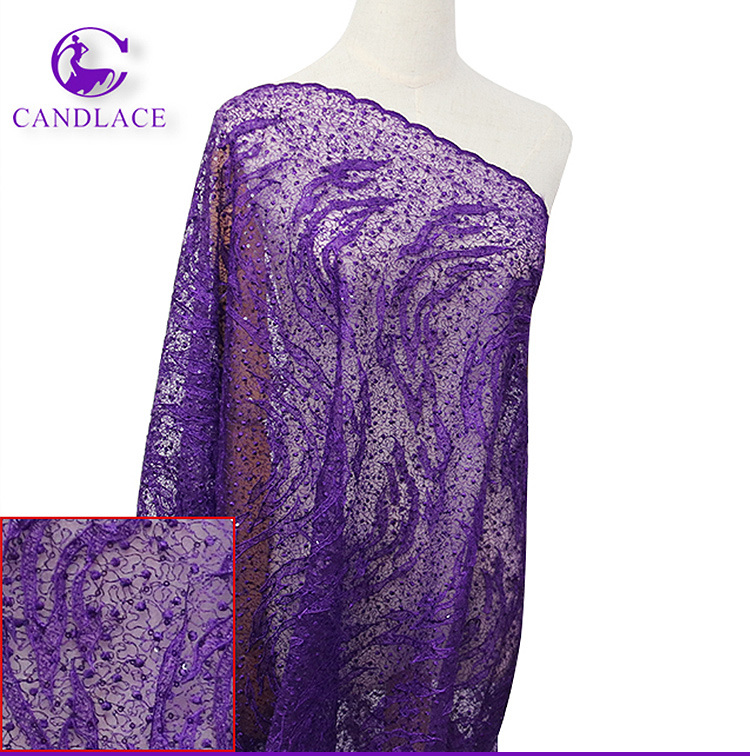 New Arrival Chemical Lace Embroidery Fabric for Lady