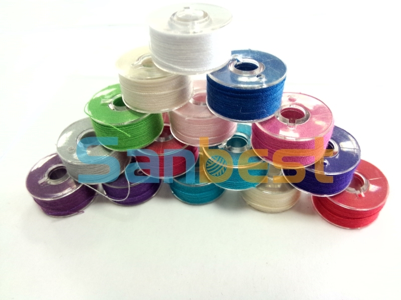 Colorful Pre-Wound Bobbins Thread