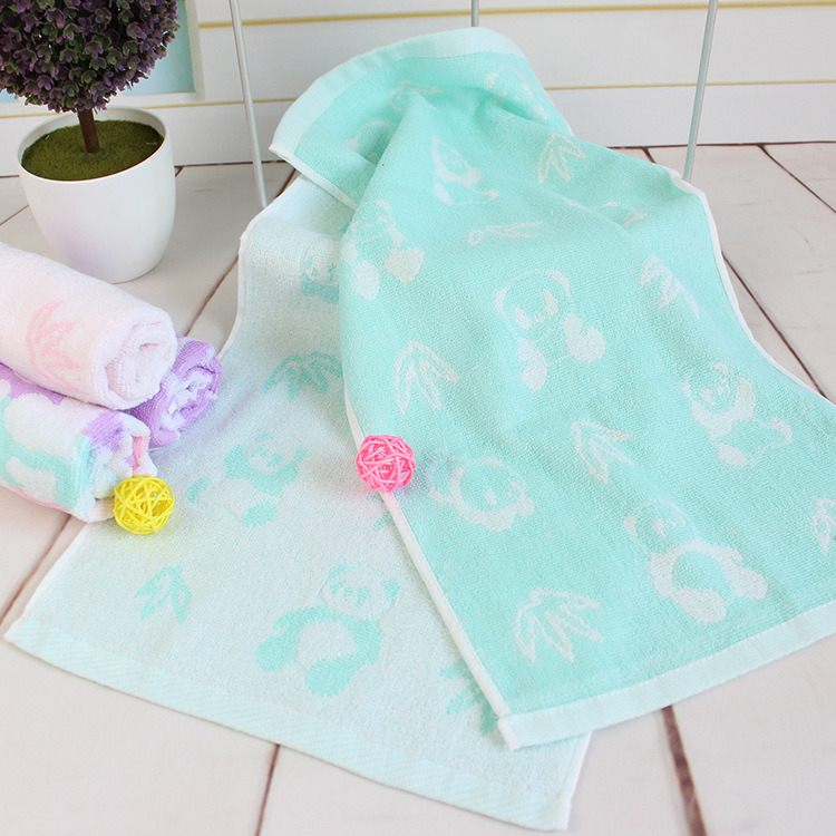 25cm*50cm Jacquard Children Cotton Towels Hand Towels Face Towels