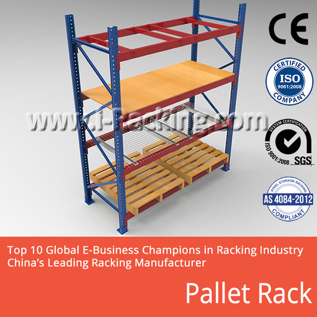 Heavy Duty Warehouse Steel Storage Pallet Racking System