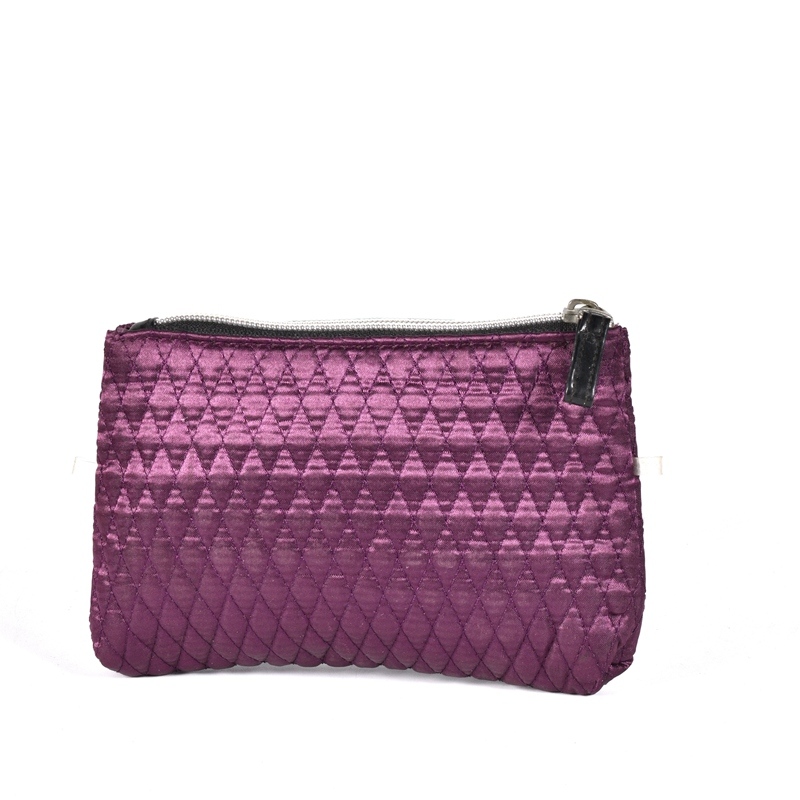 Fashion Clutch Lady Handbag Makeup Case Cosmetic Nylon Embroidery Evening Bag
