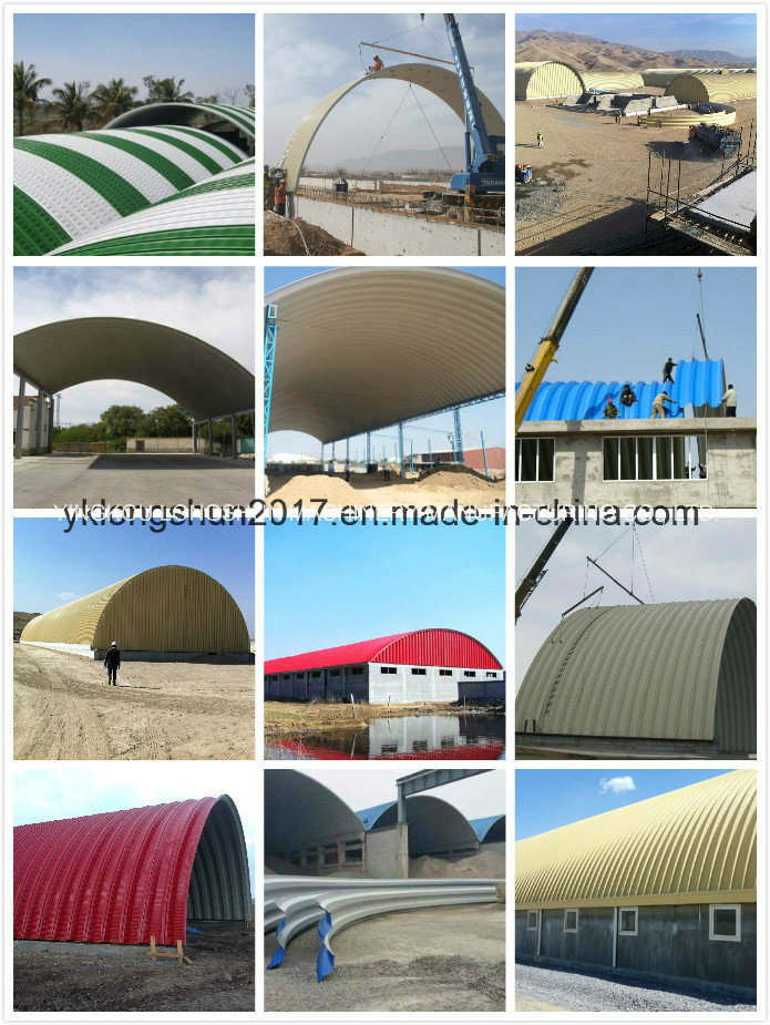 K Type Arch Roof Curving Steel Panel Roll Forming Machine