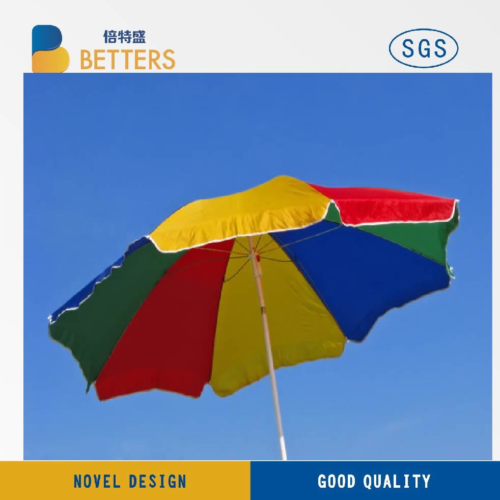 Colorful Steel Big Beach Umbrella