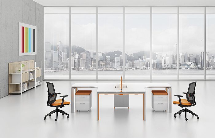 L Shape Executive Office Table Modern Office Desk Design