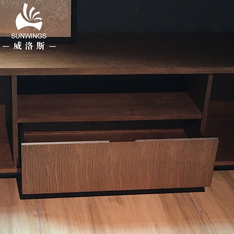 Modern Wooden TV Stand with Drawer