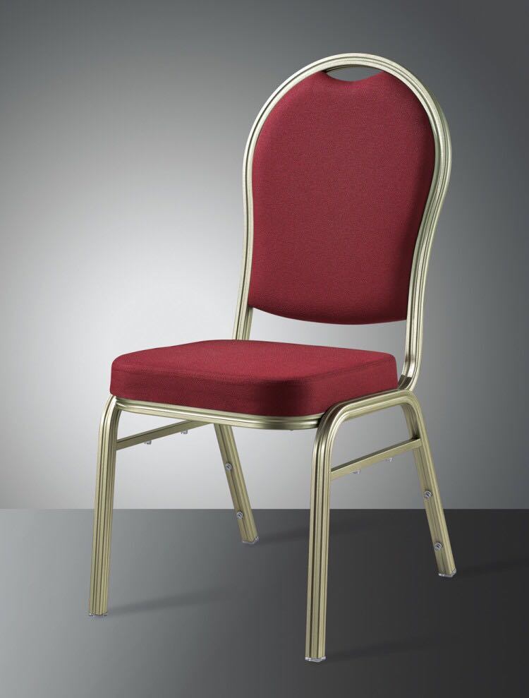 Hotel Furiture Chair Wedding Red Aluminium Church Banquet Chair