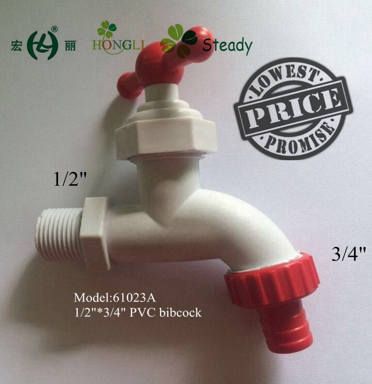 61027 PVC Bibcock, Plastic Faucet, PVC Tap