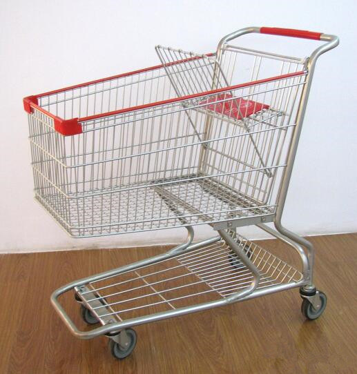 Americam Style 240L Supermarket Shopping Trolley Cart