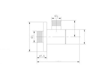 Good Price Ceramic Cartridge Brass Angle Valve 1/2