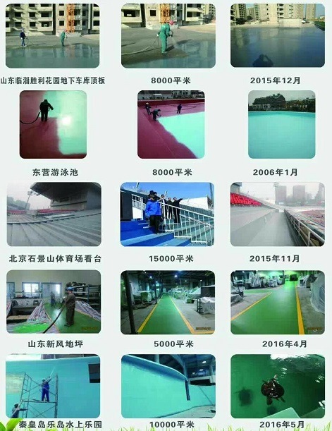Polyurea Coating Resin Swimming Pools Waterproof Paint