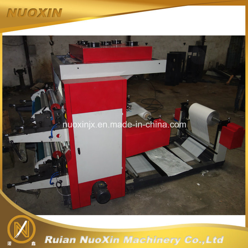 Two Color Plastic Film Flexographic Printing Machinery