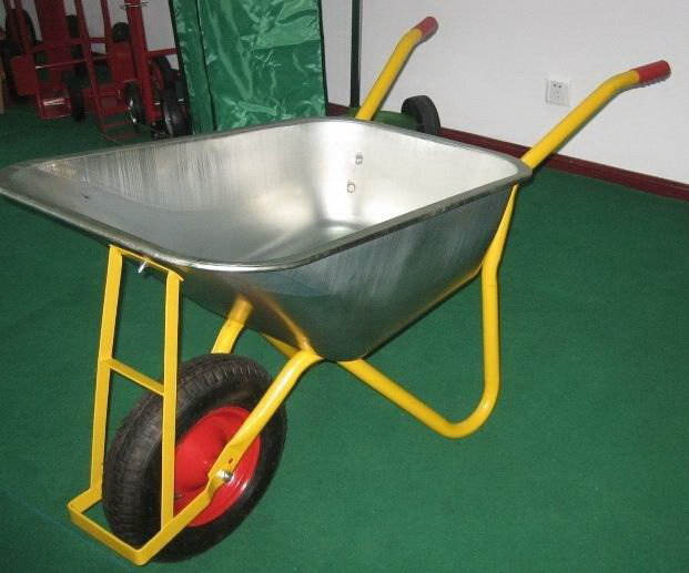 Russia Steel Wheel Barrow with High Quality (Wb6438)