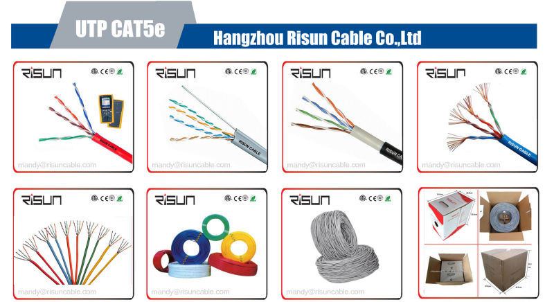 Best Price CCA Cat5e UTP Network Cable with Colorful Sheath