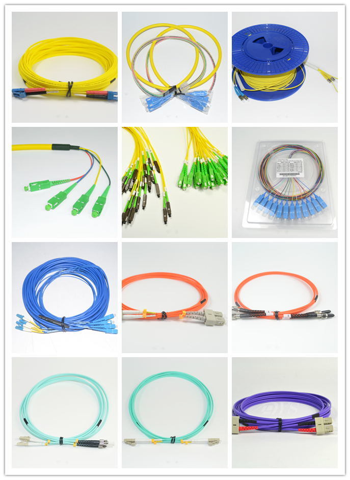 Sc/LC/FC/St/Mu/E2000 Fiber Jumper Patch Cable Patch Leads Fiber Optic Patch Cord Fiber Optic Cable