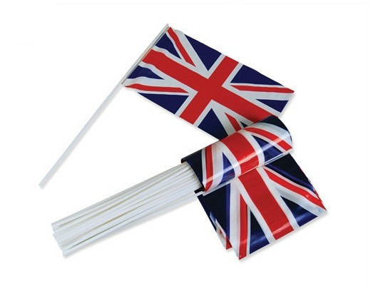 Promotion Paper Polyester Custom National Country Hand Flag