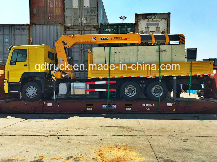 Hot Sale! FAW 10 Tons Truck Crane/ Self-Loading Truck (CA1256)