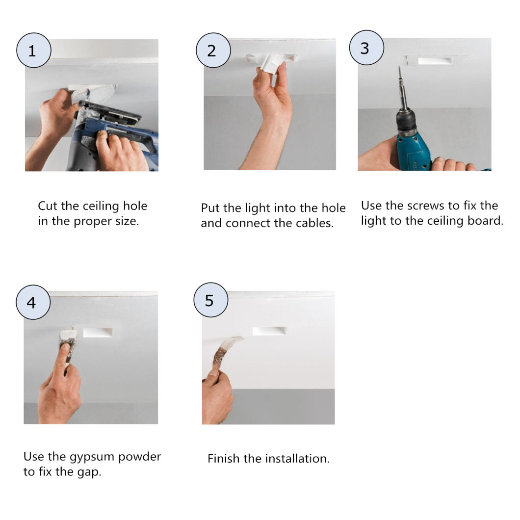 2018 Hot Sale Square LED Indorr Downlight Gqd2020A