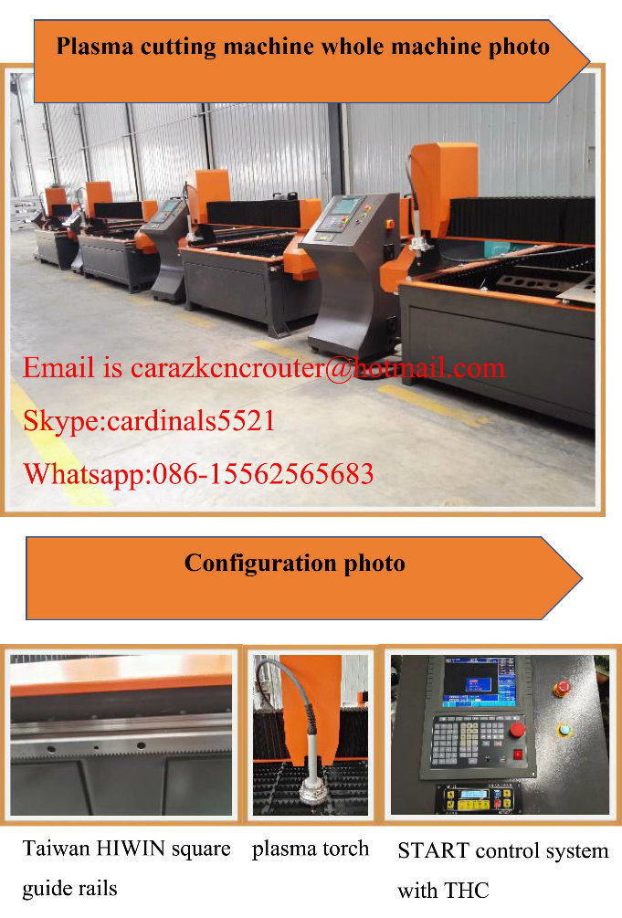 Galvanized Sheet Steel Sheet CNC Plasma Cutting Machine