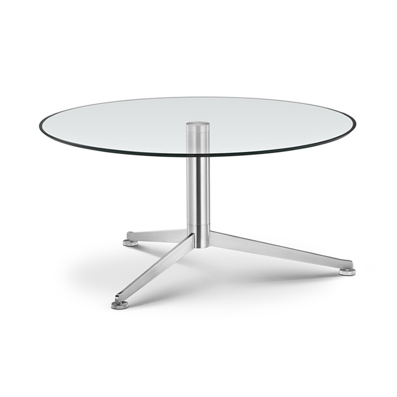 Modern Round Glass Coffee Side Table