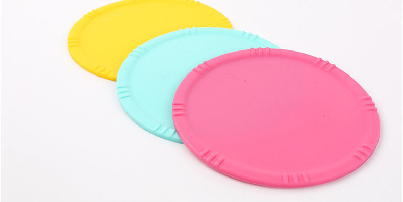 Custom Design Silicone Round Shape Cup Mat/Coaster