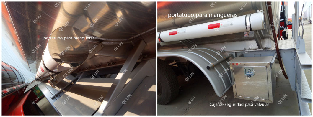 Aluminum Alloy Semi Trailer Tri-Axles for Fuel Storage and Transport