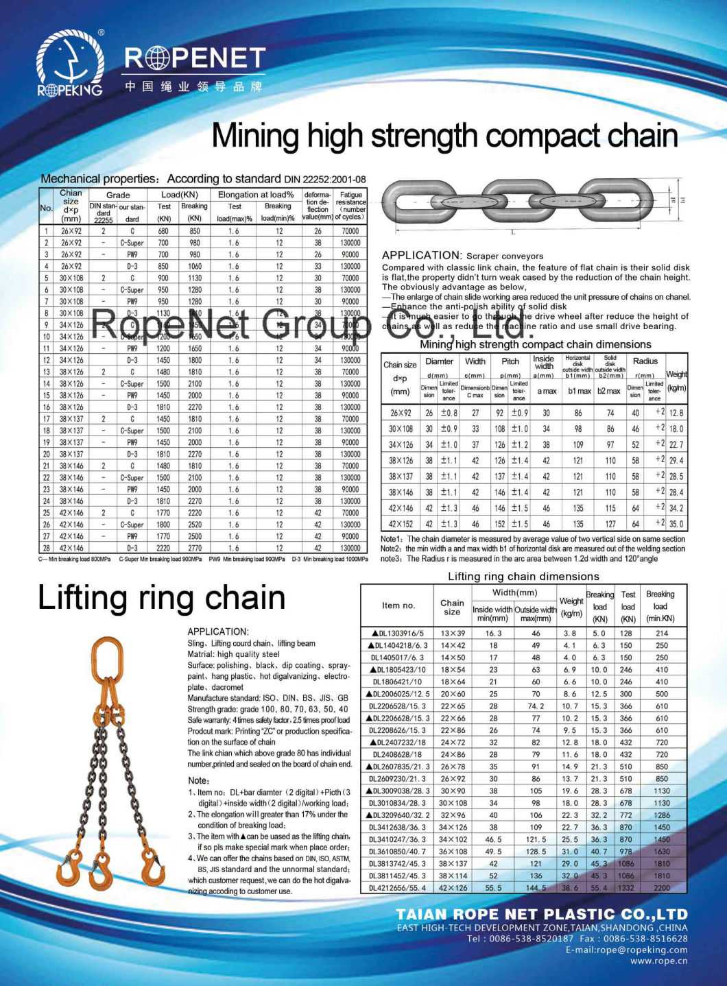 Mining High Strength Chain