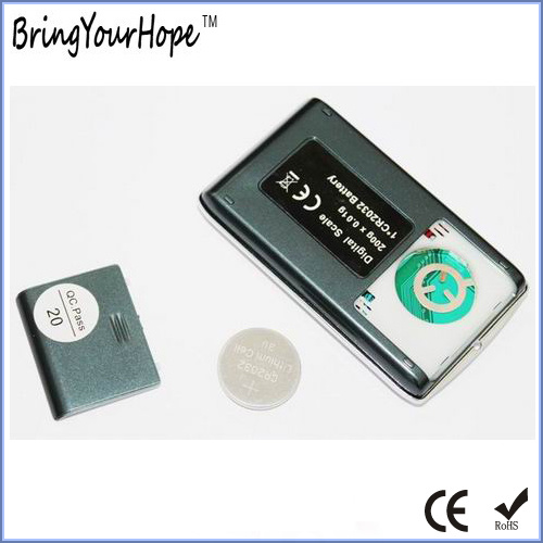 200g Mini Jewelry Balance Scale with Weighing 0.01g Accurately (XH-WS-006)