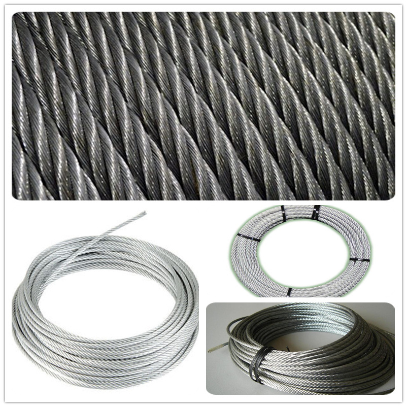 Right-Hand Lang's Lay (RHLL) Wire Rope (Close-Up) 