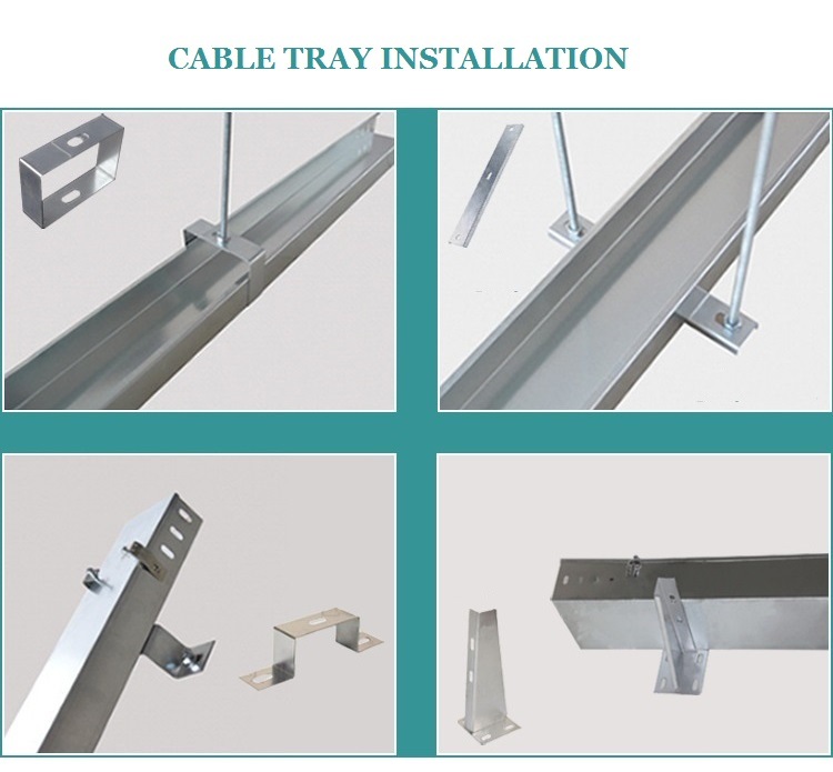 Galvanized and Painted Perforated Steel Cable Trough