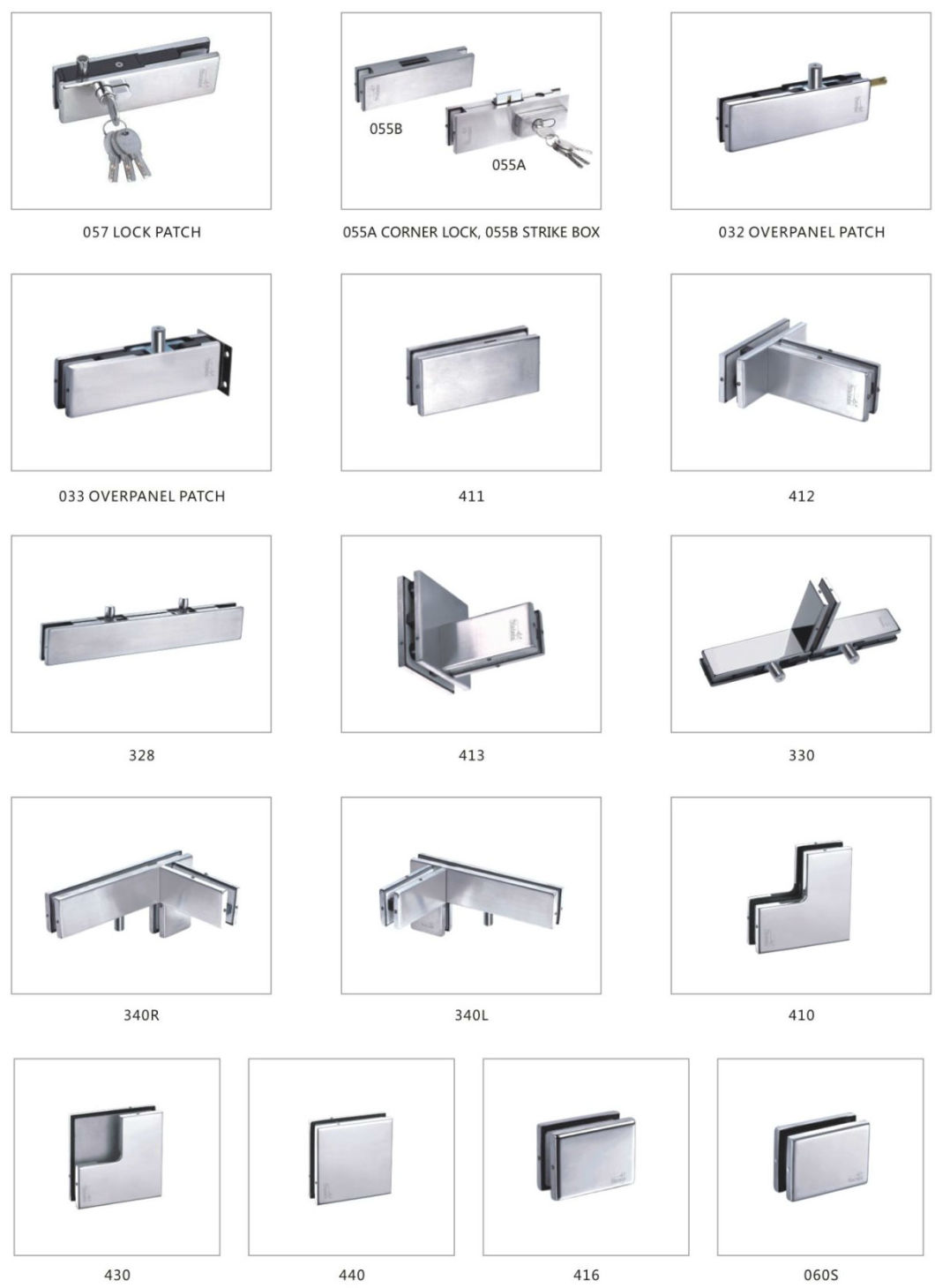 Glass Door Patch Fittings