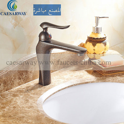 New Antique Color Brass Basin Tap Faucet with Acs Approved for Bathroom