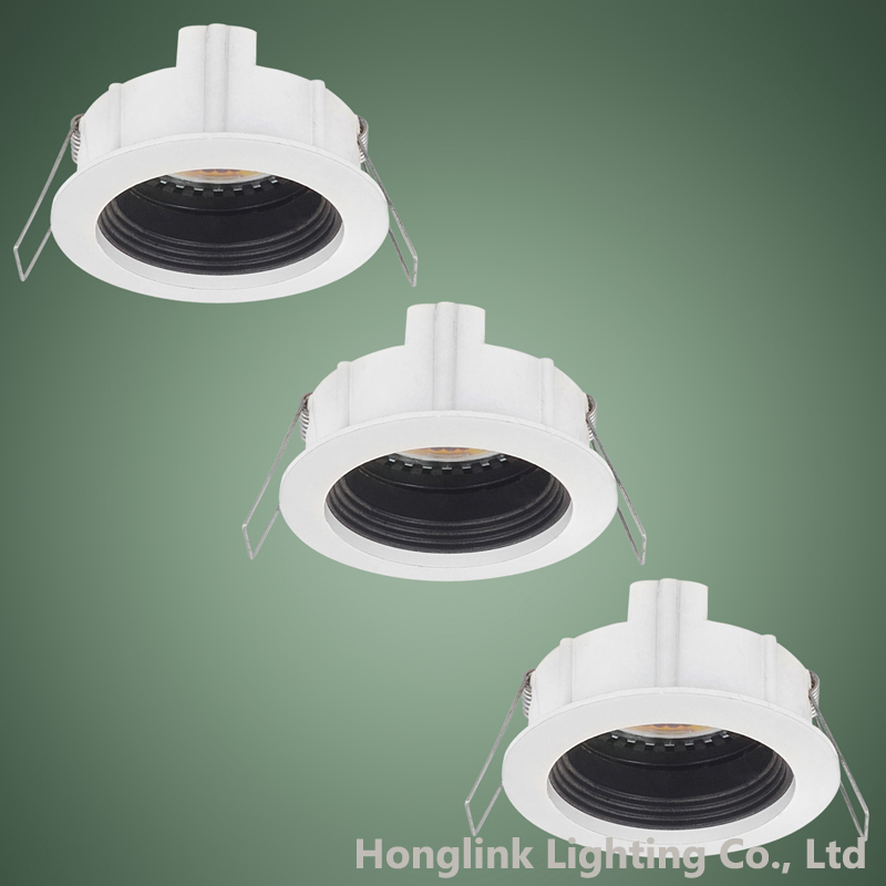 Wholesale White LED Downlight Fixture for GU10 MR16 LED Spotlight Bulbs