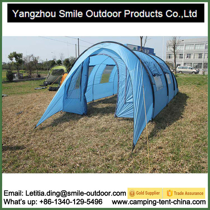 10 Person Canvas Bell Family Tunnel Camping Roof Top Tent