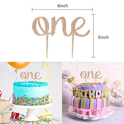 Umiss Paper Cake Topper Birthday Party Decoration for Factory OEM