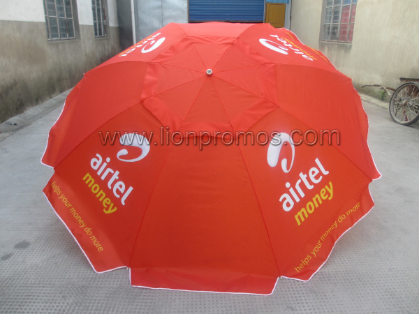 Mtn Airtel Telecom Bank Outdoor Sun Proof Beach Umbrella