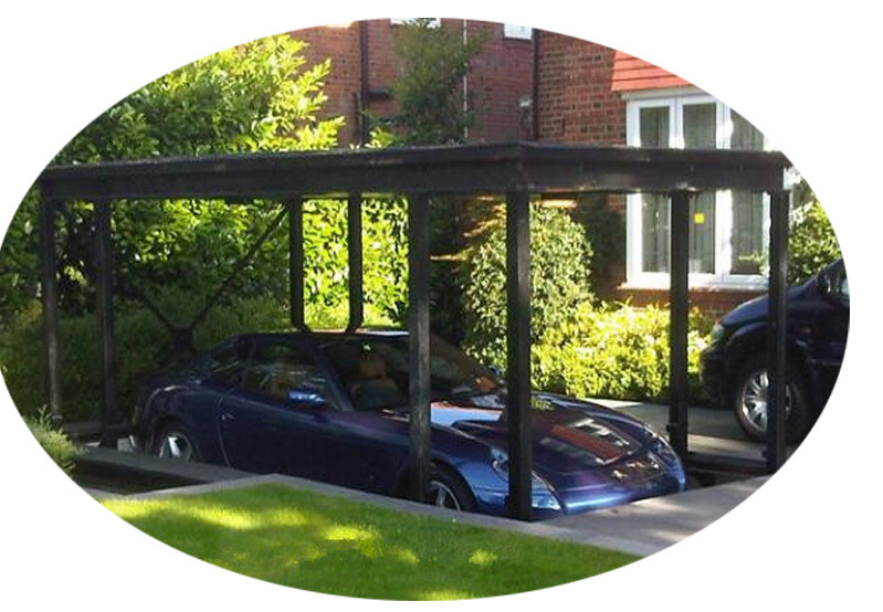 Scissor Type Car Double Deck Lift for Underground Garage