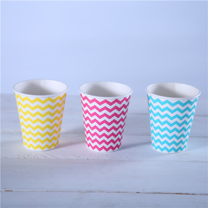 Custom Printed Simple Embossed Coffee Paper Hot Cup