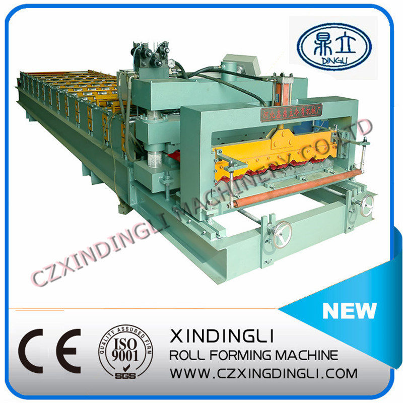 Roof Tile Roll Form Machine, Metal Roof Tile Making Machine
